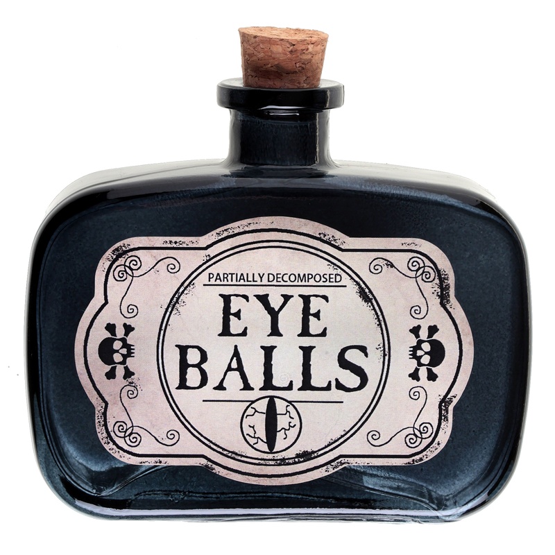 Eye Balls Flaske Sort