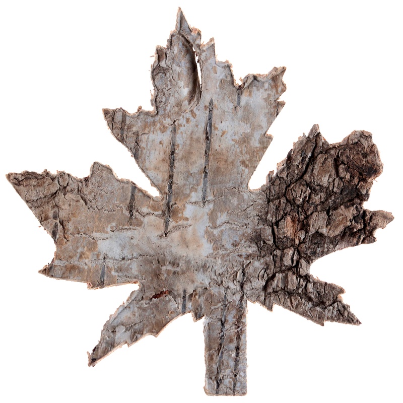Ahornblad Bordpynt - 4 stk (7 x 7 cm) | Natur tema Blade - Temashop