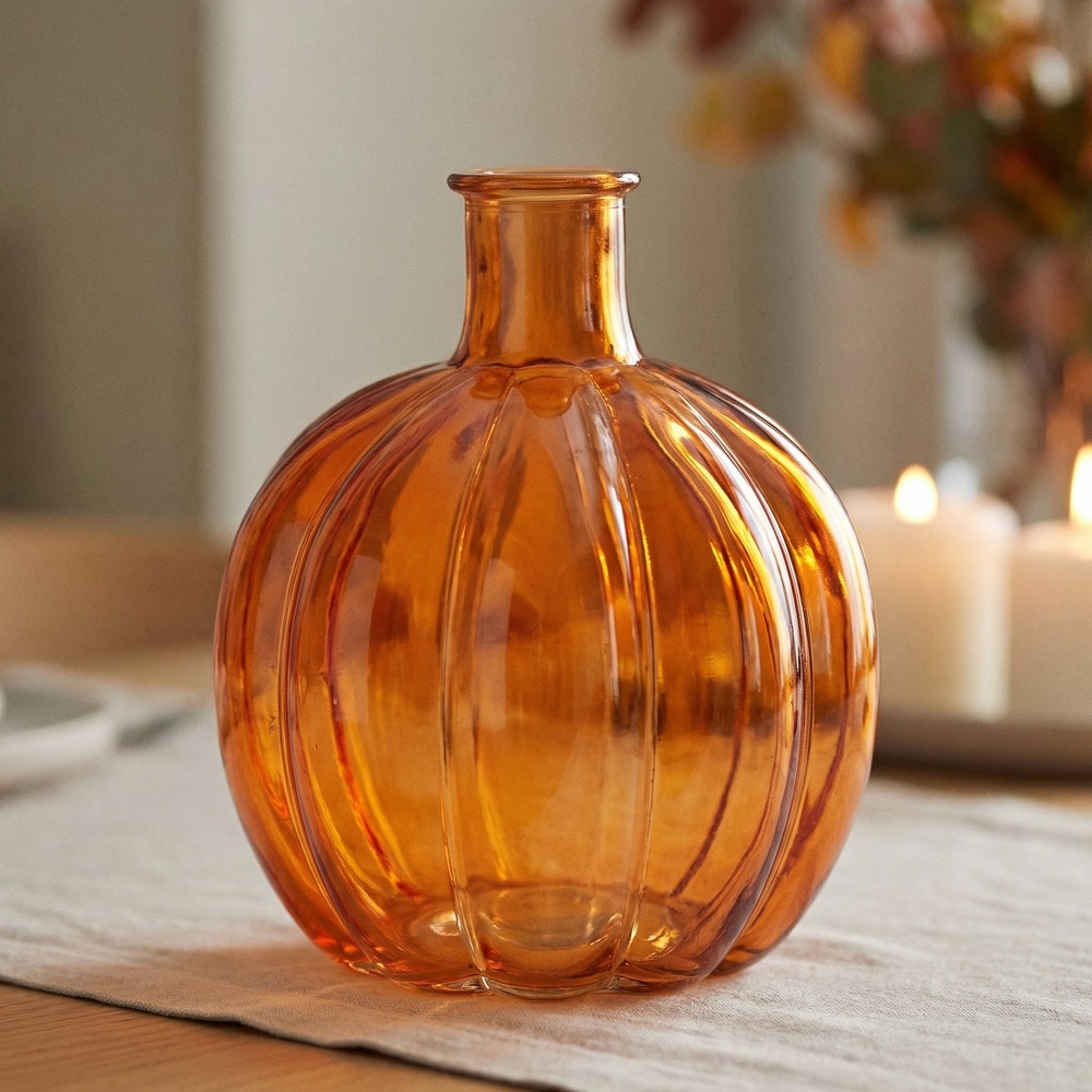 Græskar Glasvase Orange