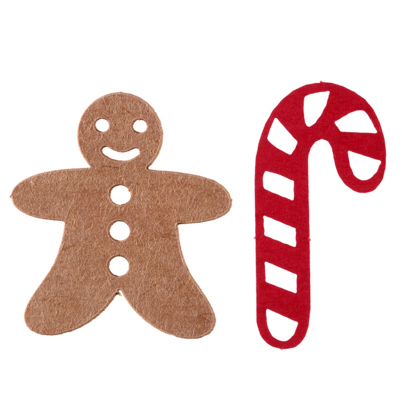 Peberkagemand & Slikstok Bordkonfetti