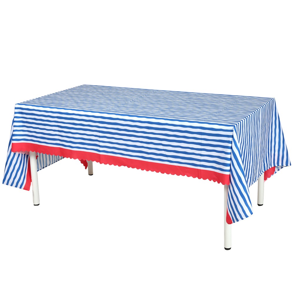 Dolce Vita Dug Blå/Rød - 1 stk (145 x 240 cm) | Maritimt Duge - Temashop