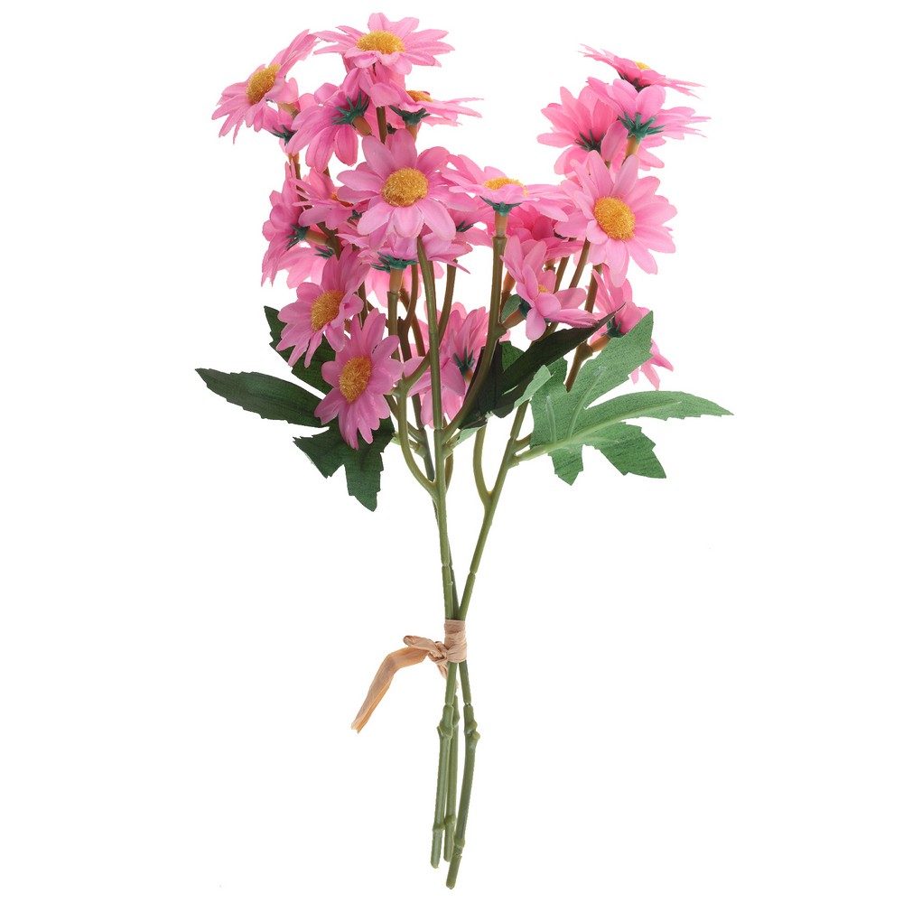 Margerit Buket Lyserød - 1 stk (15 x 14 x 26 cm) | Blomst Kunstige blomster - Temashop
