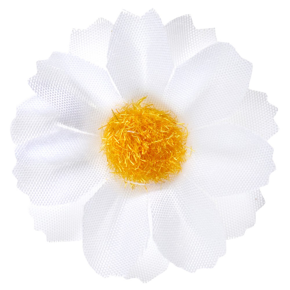 Marguerit Bordpynt Hvid - 12 stk (Ø 3,5 x 0,5 cm) | Blomst Kunstige blomster - Temashop