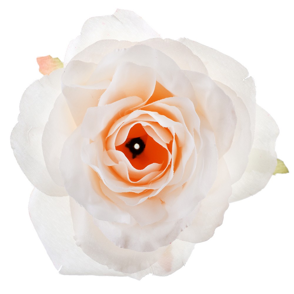 Rose Bordpynt Elfenben - 4 stk (Ø 10 x 7,5 cm) | Blomst Kunstige blomster - Temashop