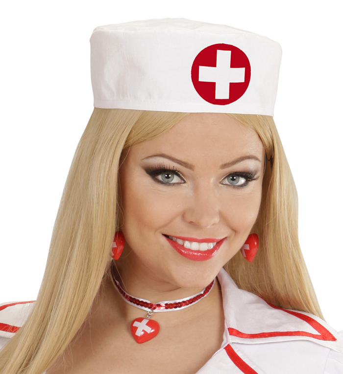 Sygeplejerske Hat | Sygeplejerske Hat / Hue / Hjelm - Hovedtilbehør - Temashop