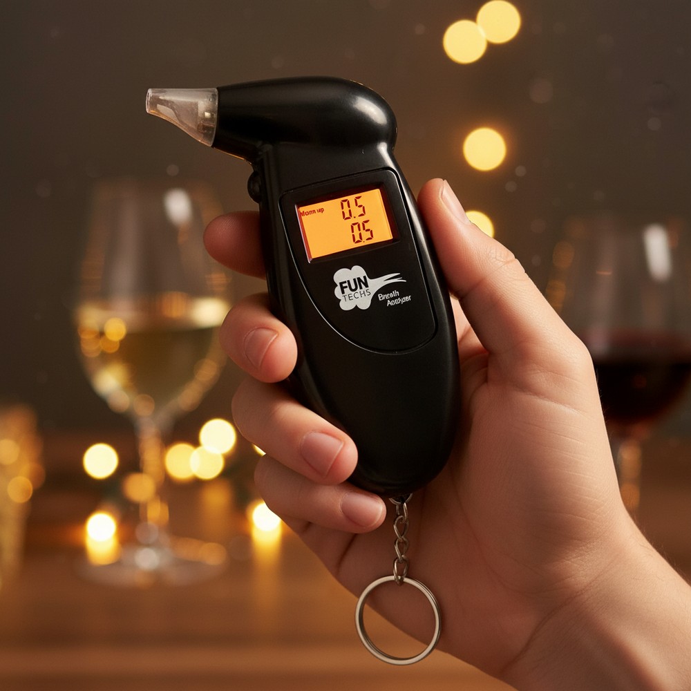 Alkometer (12 x 6,5 x 3 cm) | Drinks Spøg og Skæmt - Temashop