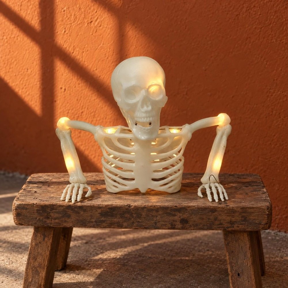 Skelettorso Med Lys