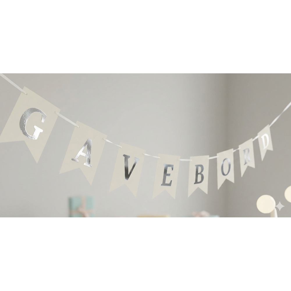Gavebord Guirlande Sølv
