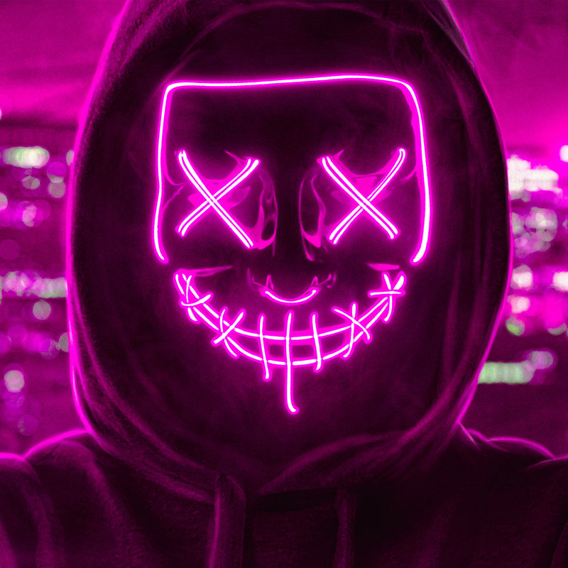 Purge LED Maske Pink