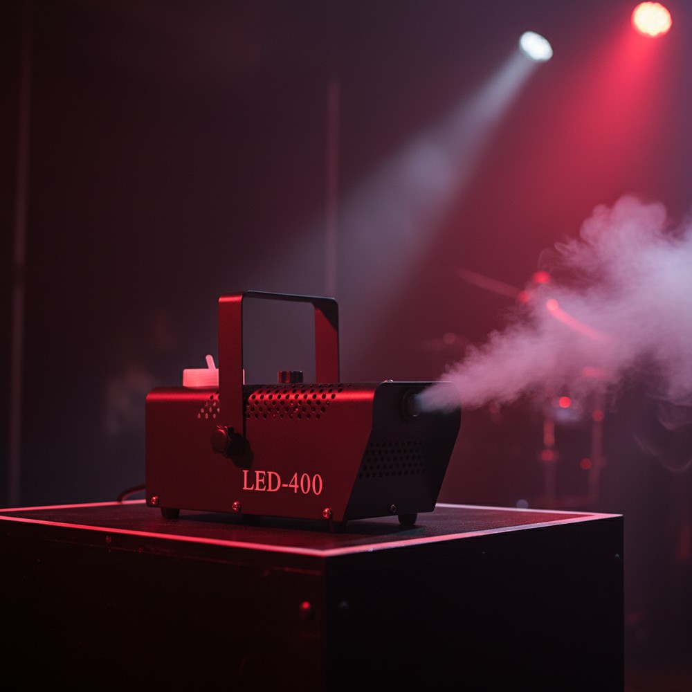LED Røgmaskine Rød