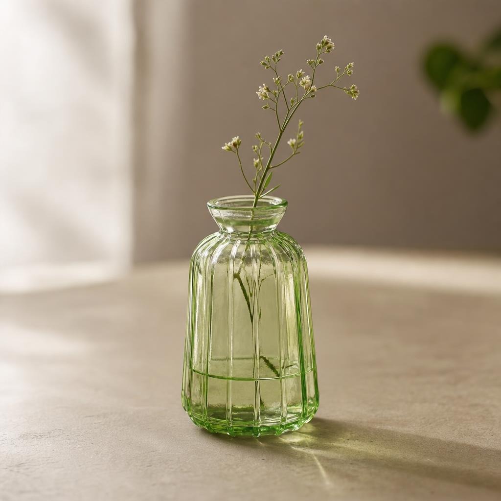 Kylie Vase Salviegrøn - 1 stk (11 x Ø 7 cm) - Temashop