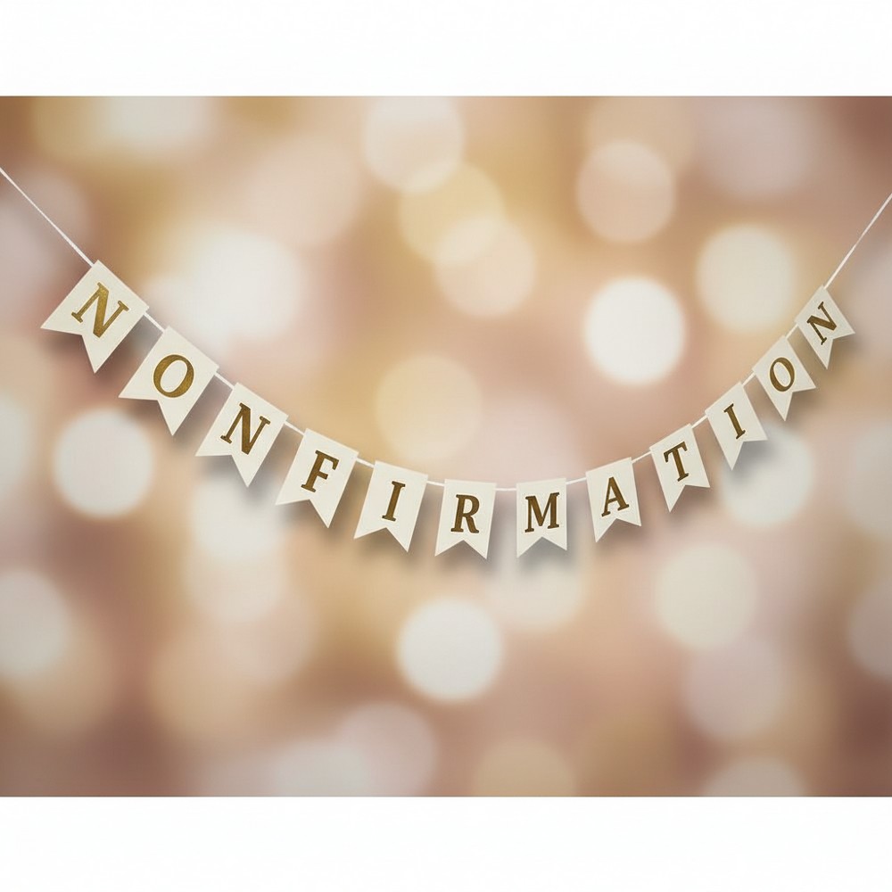 Nonfirmation Guirlande - 1 stk (3 m) | Konfirmation Guirlander - Temashop