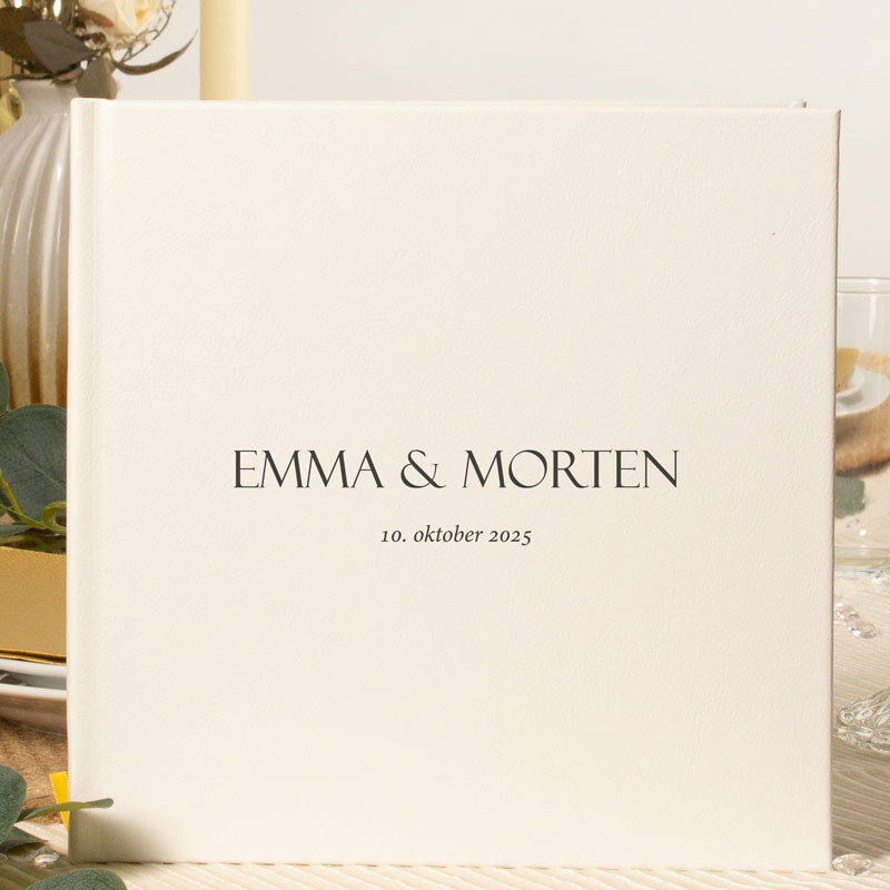 Personlig Gæstebog Tidløst Design