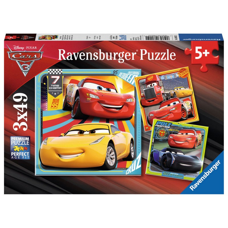 CarsÂ® 3-i-1 Puslespil