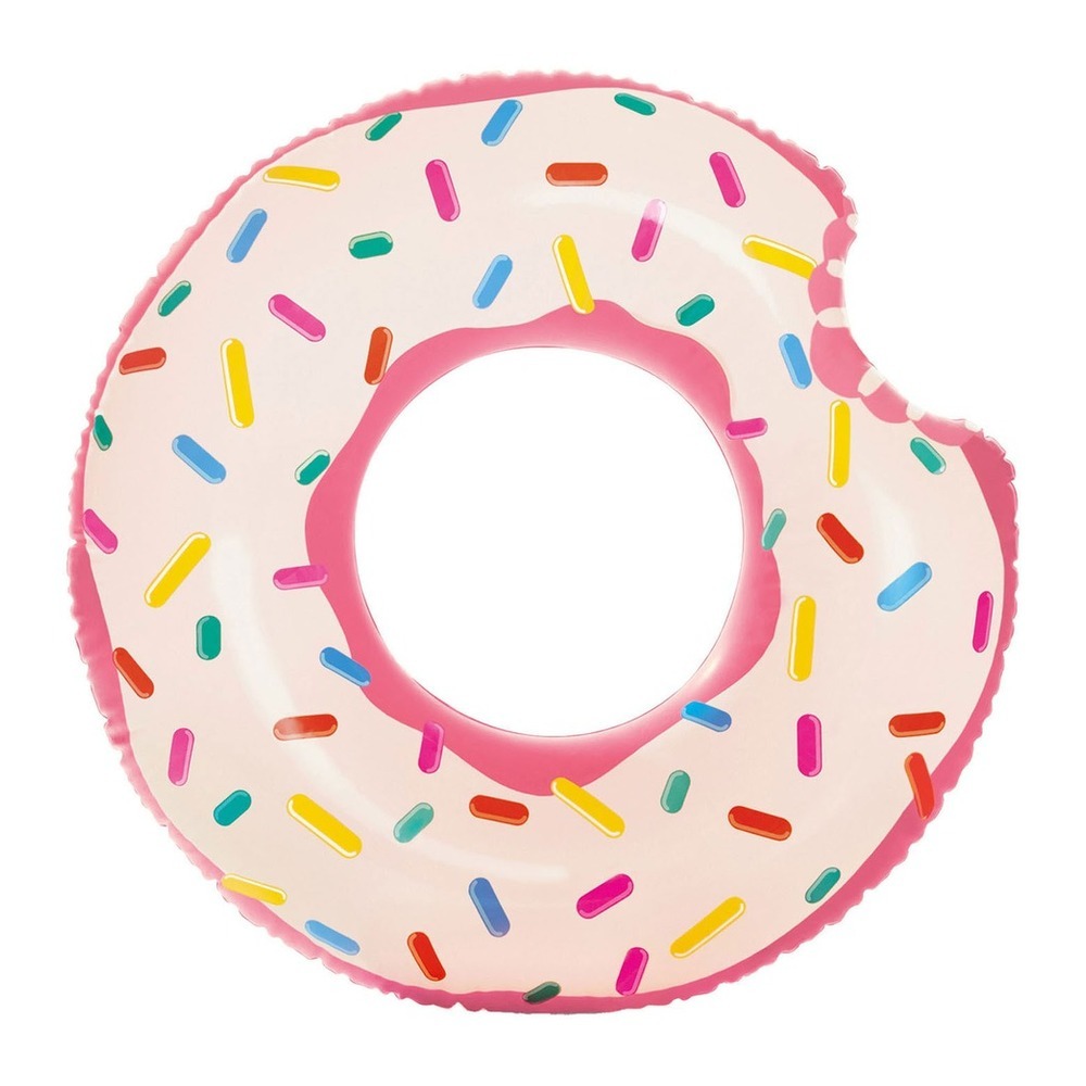 Oppustelig Donut Badering Lyserød