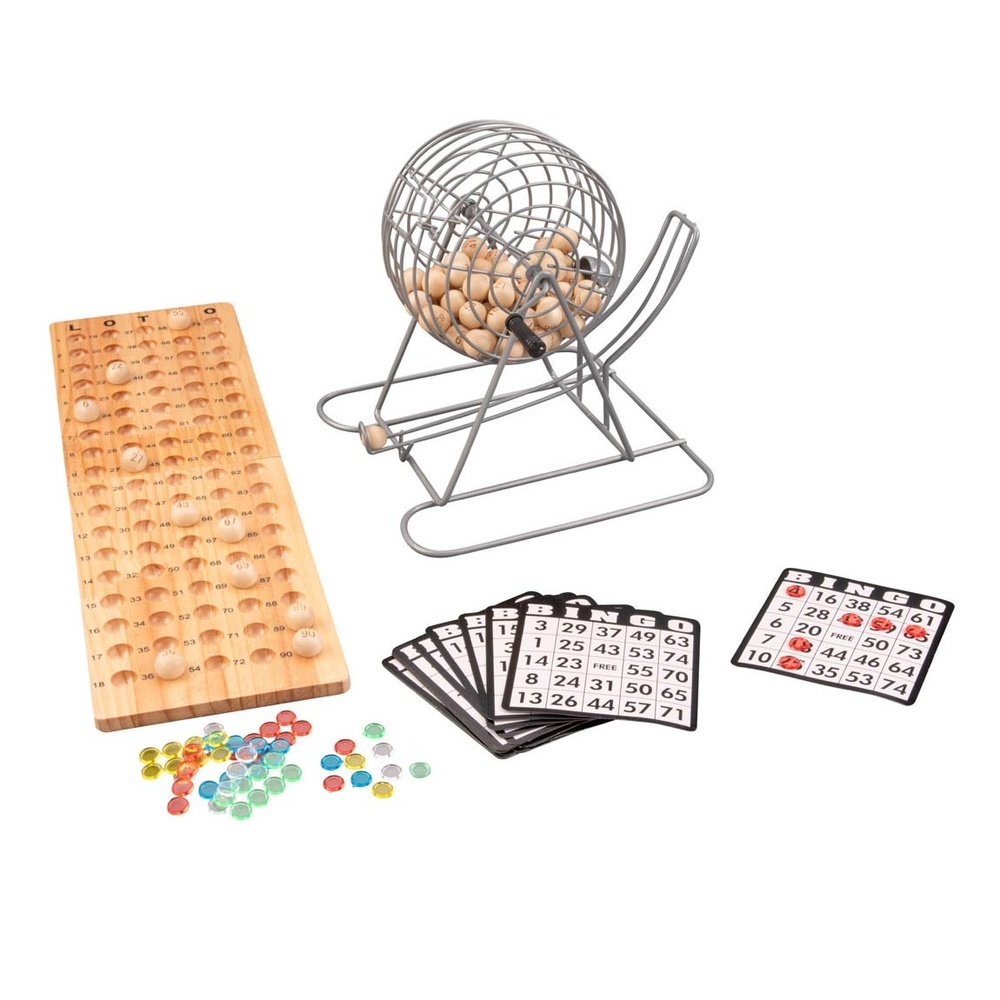 Bingo Spil Med Mølle Luxury Sæt (31 x 28 x 28 cm) - Temashop