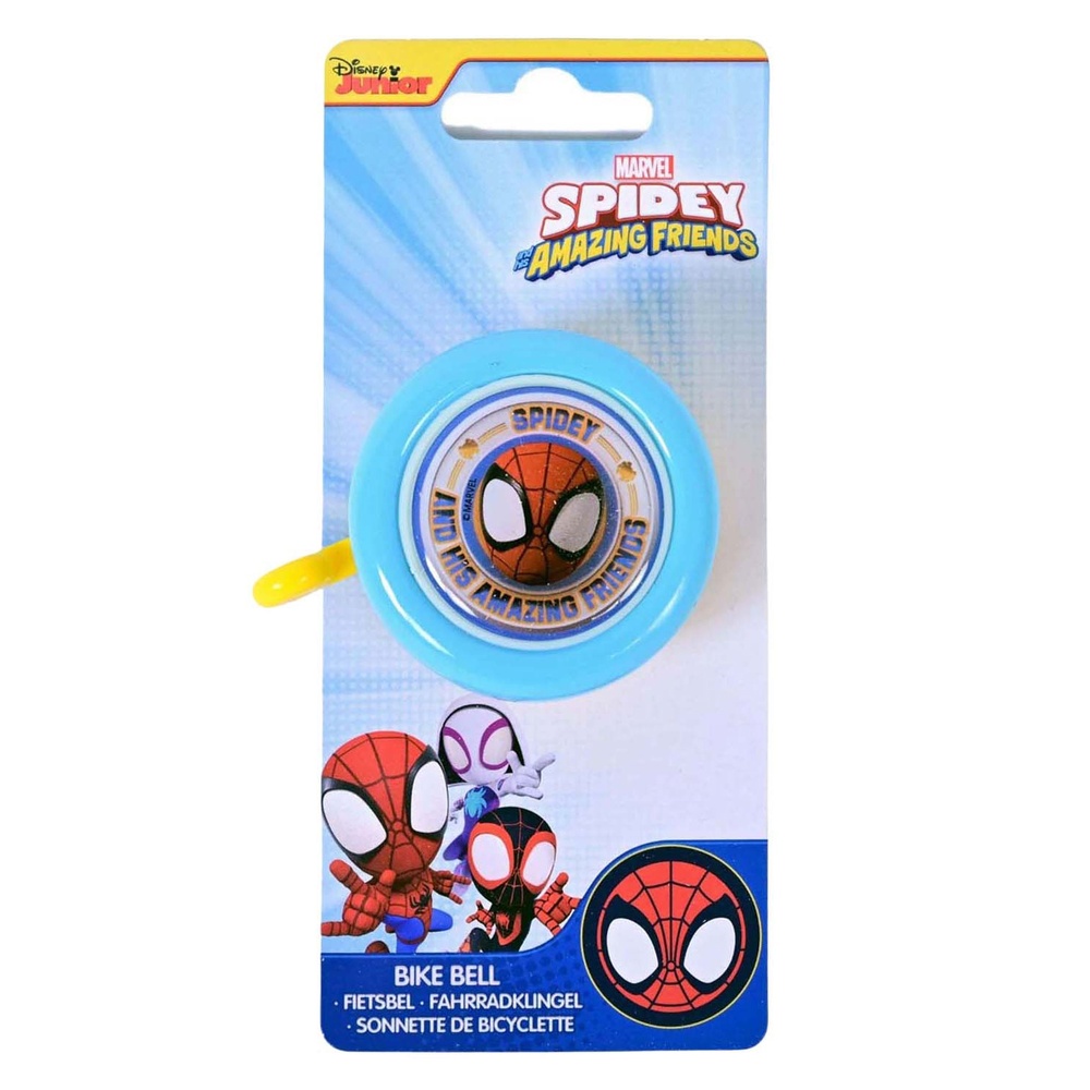 Marvel Spidey and his Amazing Friends Ringeklokke (16 x 7 x 6 cm) | Spider-Man Cykeludstyr - Temashop
