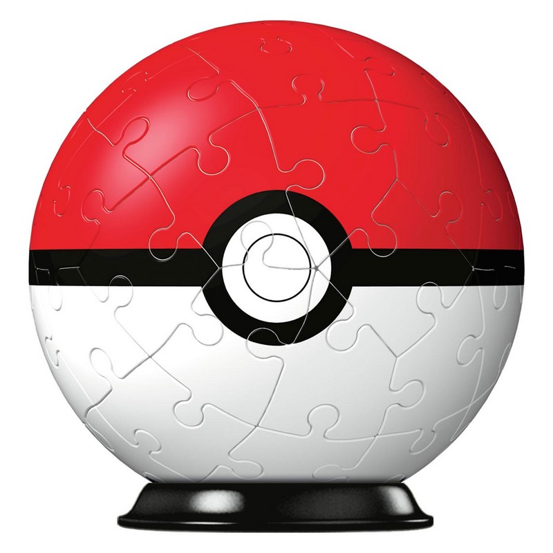 Pokémon 54 Brikker 3D Pokéball Puslespil Kugle | Pokemon Puslespil - Temashop
