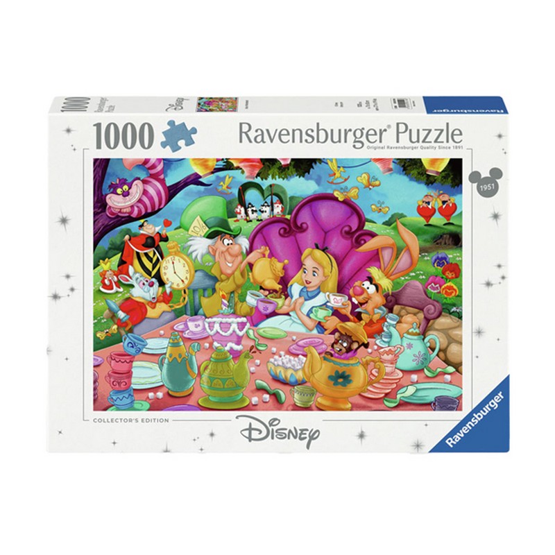 Alice i Eventyrland 1000 Brikker Puslespil (70 x 50 cm) | Alice i Eventyrland Puslespil - Temashop