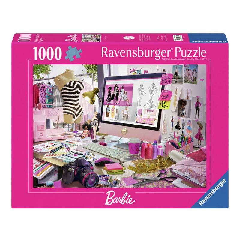 Barbie Fashion Icon 1000 Brikker Puslespil (70 x 50 cm) | Barbie Puslespil - Temashop