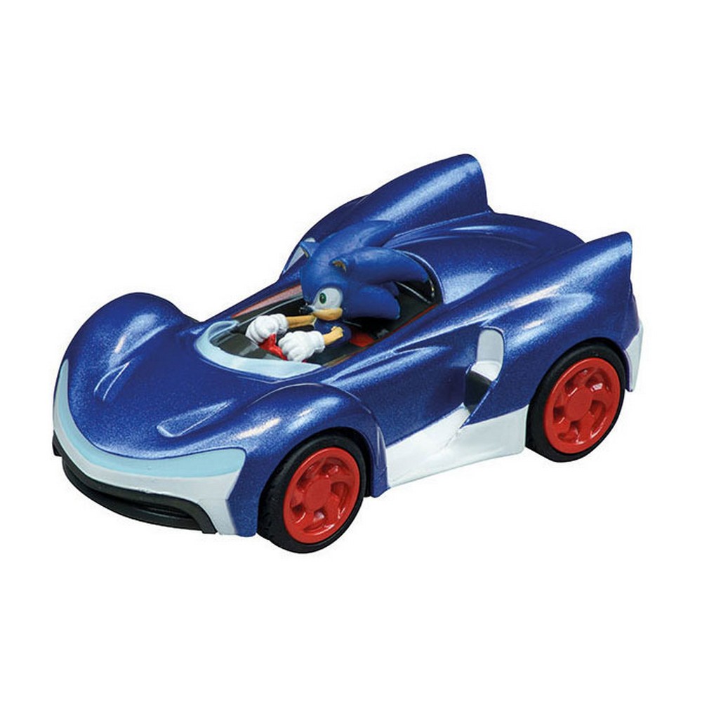 Sonic Pull-Back Bil Blå | Sonic Legetøj - Temashop