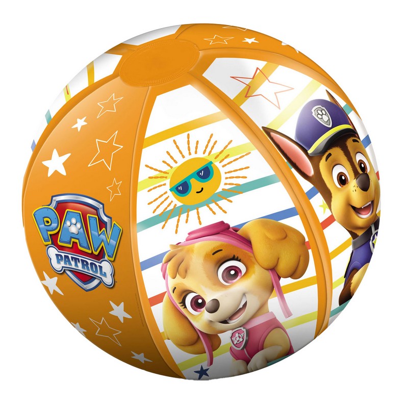 Paw Patrol Oppustelig Badebold Orange (Ø 50 cm) | Paw Patrol Vand Udstyr - Temashop