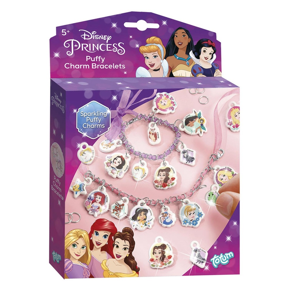 Disney PrincessÂ® Puffy Charm Armbånd DIY Sæt
