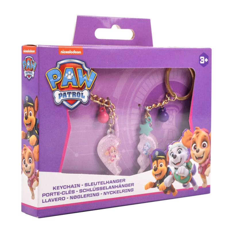 Paw Patrol Nøglering BFF 2-pak (15 x 13 x 2,2 cm) | Paw Patrol Legetøj - Temashop