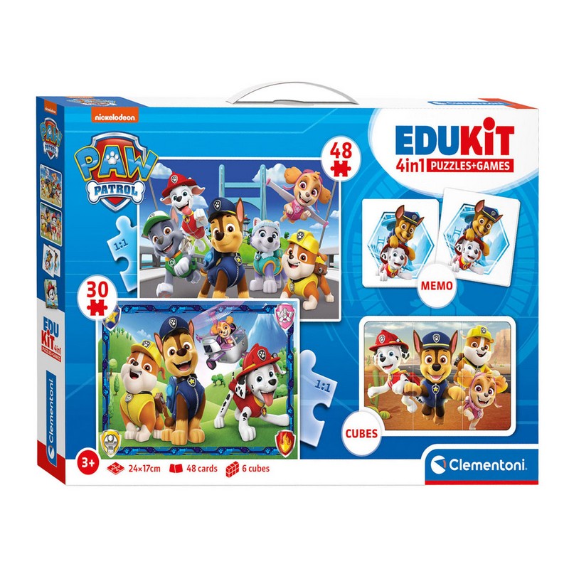Paw Patrol 4-i-1 Puslespil | Paw Patrol Puslespil - Temashop
