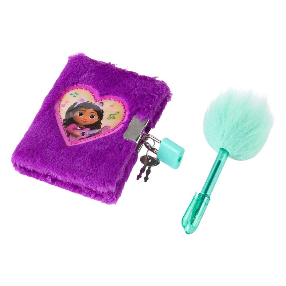 Gabbys Dukkehus Plys Dagbog Med Plys Pen (18 x 14 x 2 cm) | Gabbys Dollhouse Bøger - Temashop