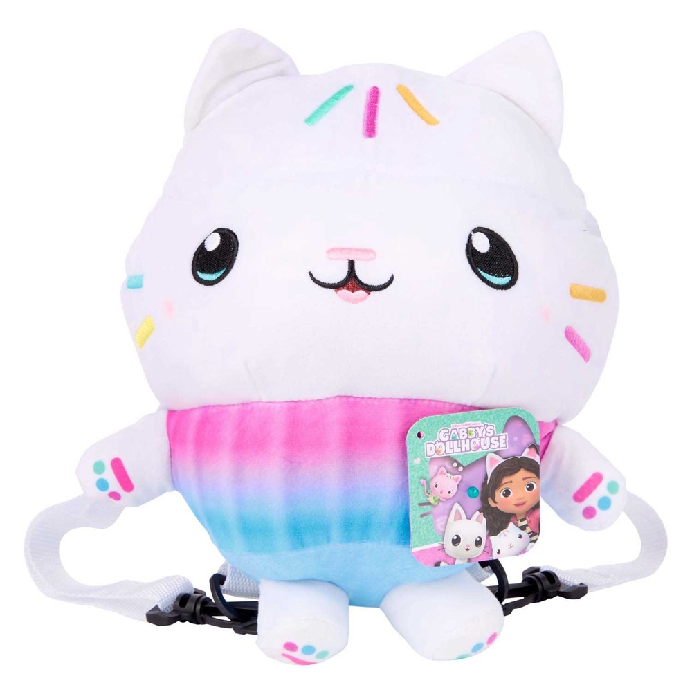 Gabbys Dukkehus Cakey 3D Plush Rygsæk (33 x 20 x 20 cm) | Gabbys Dollhouse Taske / Pung - Temashop