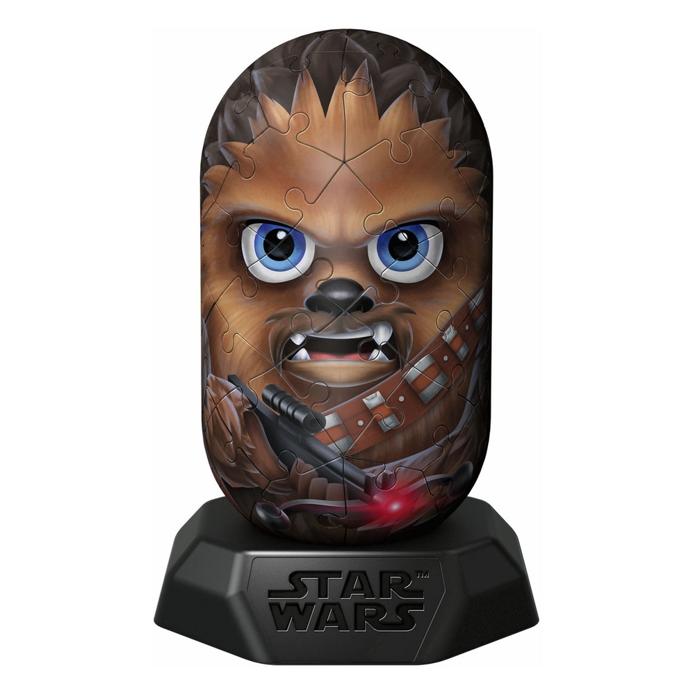 Star Wars Chewbacca 3D Puslespil 54 Brikker (12 x 8 x 8 cm) | Star Wars Puslespil - Temashop