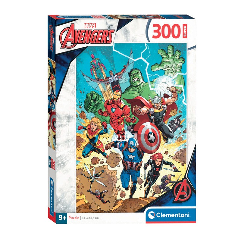 Avengers Super Color 300 Brikker Puslespil (48 x 33 cm) | Avengers Puslespil - Temashop