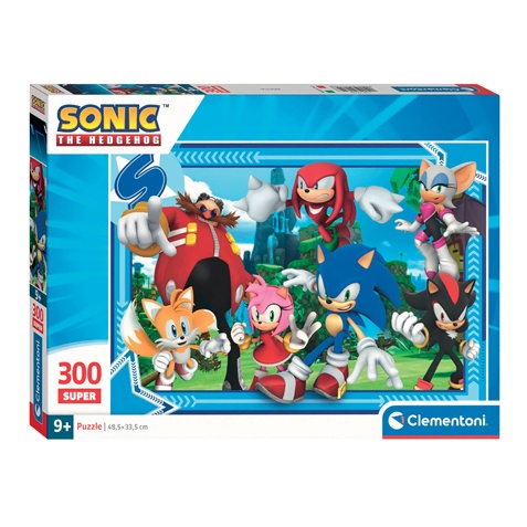 Sonic Puslespil 300 Brikker (48 x 33 cm) | Sonic Puslespil - Temashop