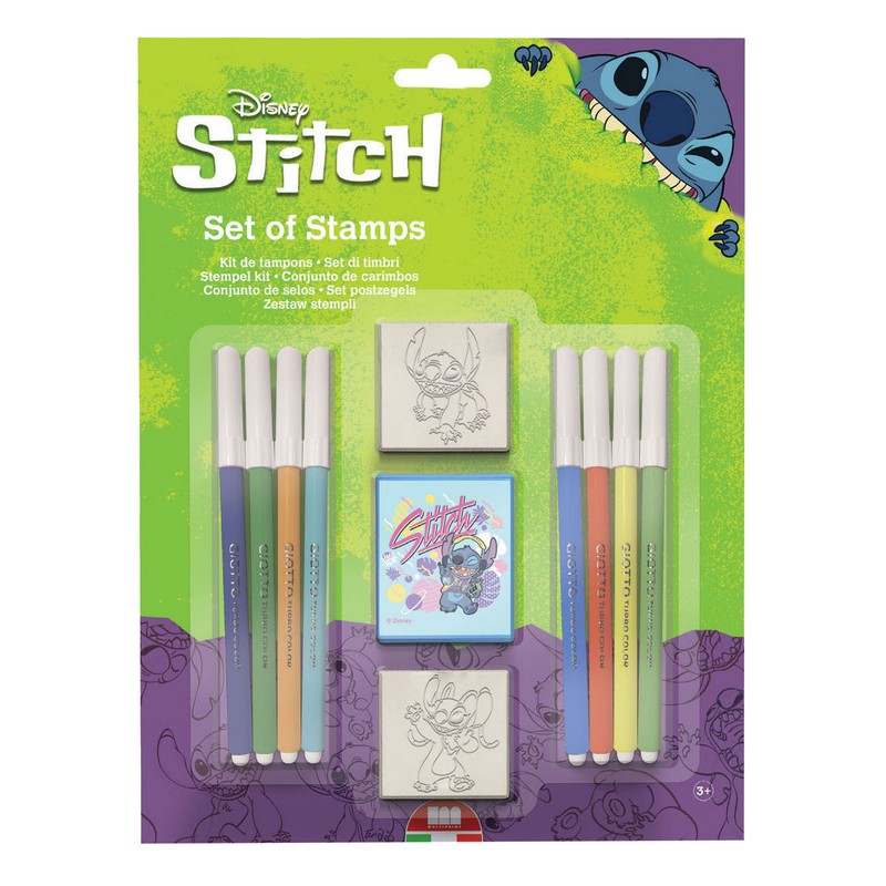 Stitch Kreativt Stempelsæt | Stitch Male- & Tegneudstyr - Temashop