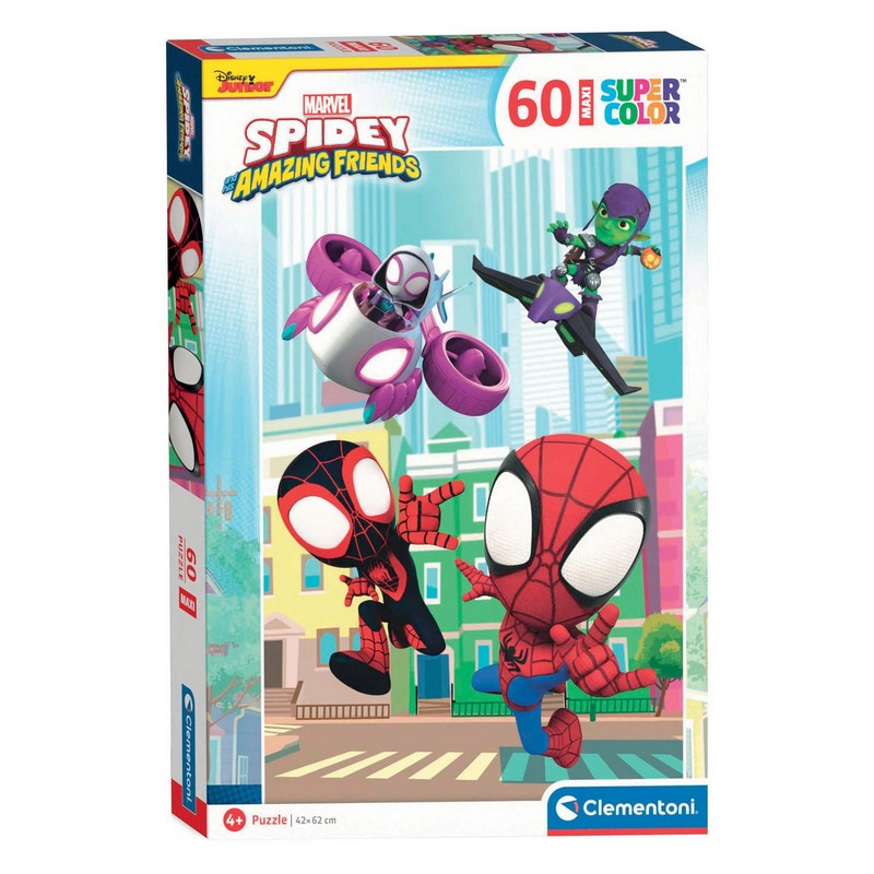 Spiderman® 60 Brikker Maxi Spidey Puslespil