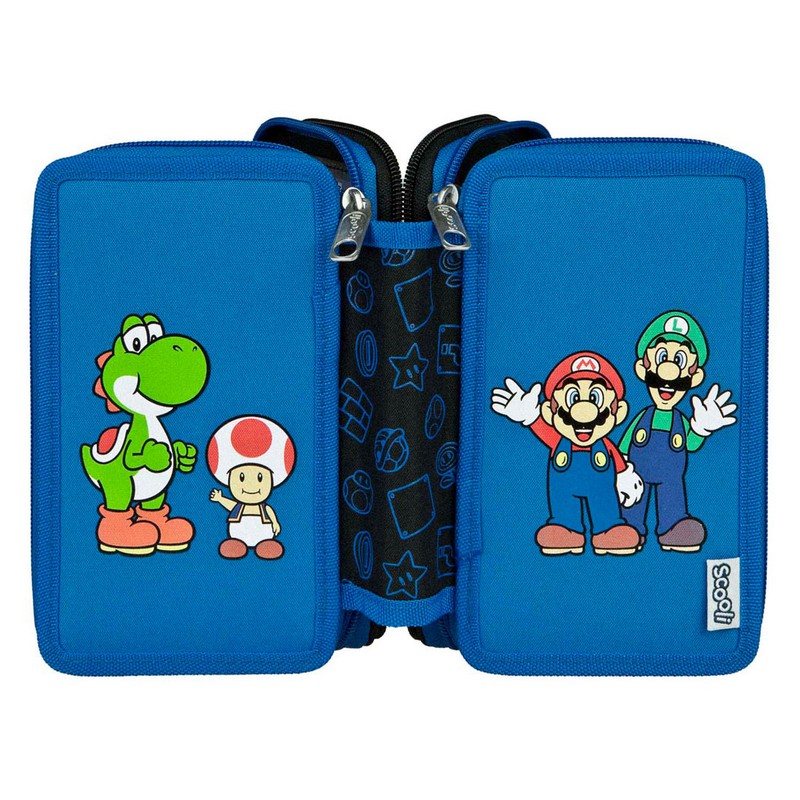 Super Mario 3 Rums Penalhus Med Indhold (19 x 12 x 7 cm) | Super Mario Penalhuse - Temashop