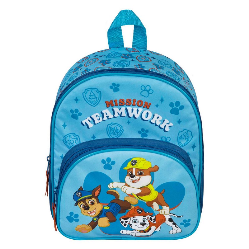 Paw Patrol Teamwork Rygsæk Blå (30 x 25 x 10 cm) | Paw Patrol Taske / Pung - Temashop