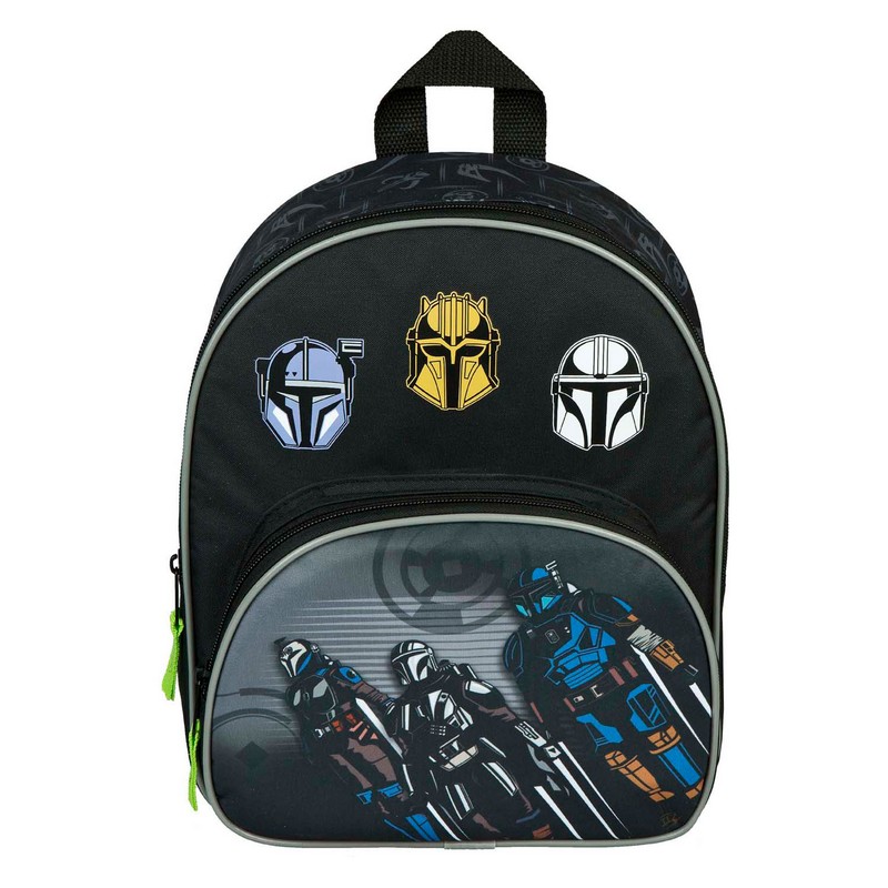 Star Wars Mandalorian Rygsæk Sort (30 x 25 x 10 cm) | Star Wars Taske / Pung - Temashop
