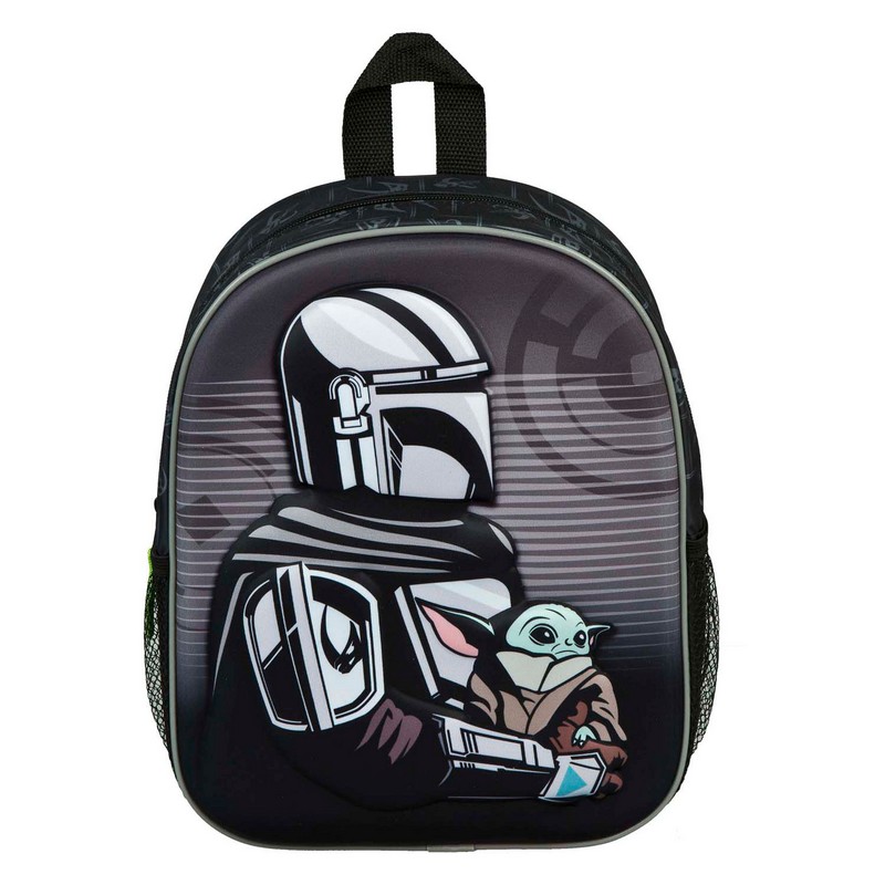 Star Wars Mandalorian & Grogu Rygsæk (33 x 27 x 10 cm) | The Mandalorian Taske / Pung - Temashop