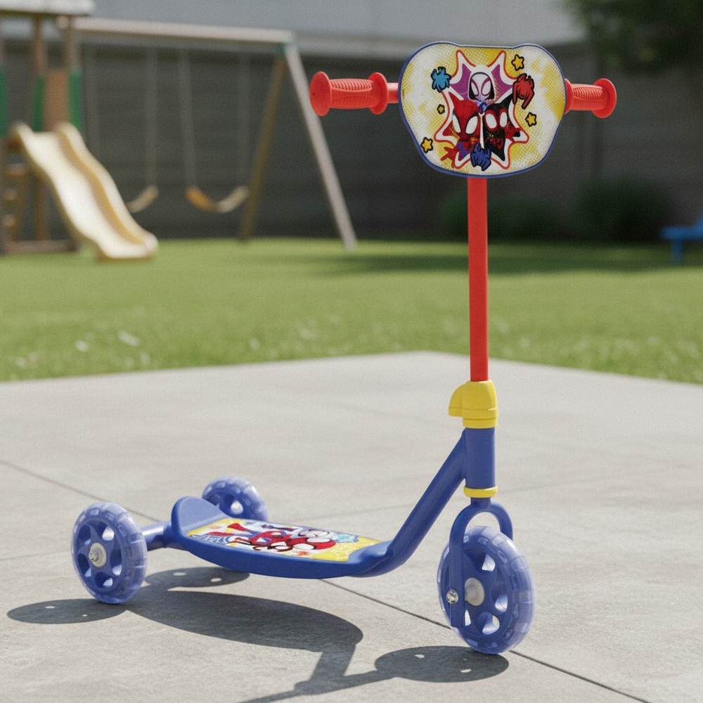 Spiderman® 3-Hjulet Løbehjul Blå/Rød