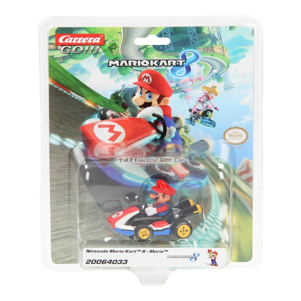 Carrera GO!!! Mario Kart 8 Racerbil (22 x 19,5 x 7 cm, 5 cm, 7 cm) | Super Mario Legetøj - Temashop