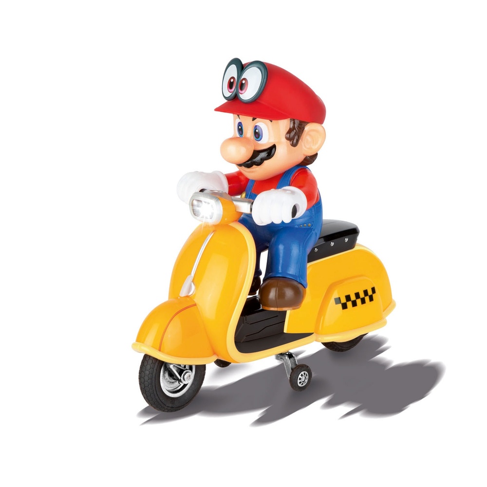 Super Mario Odyssey Fjernstyret Scooter (28 x 24 x 18 cm, 20 cm, 18 cm) | Super Mario Legetøj - Temashop