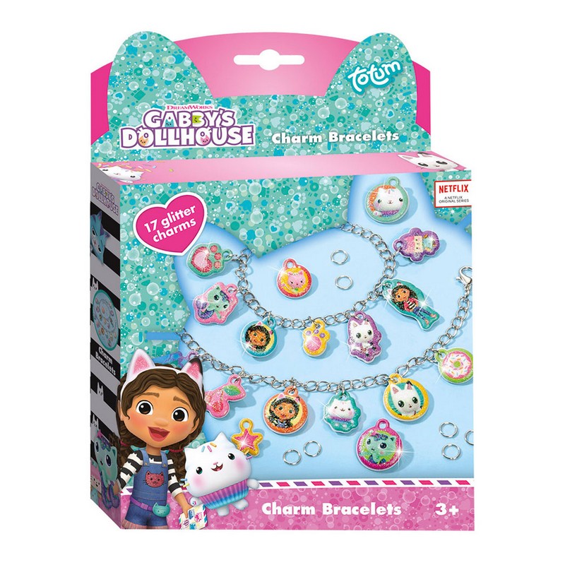 Gabbys Dukkehus Glitter DIY Smykkesæt | Gabbys Dollhouse Smykkesæt - Temashop