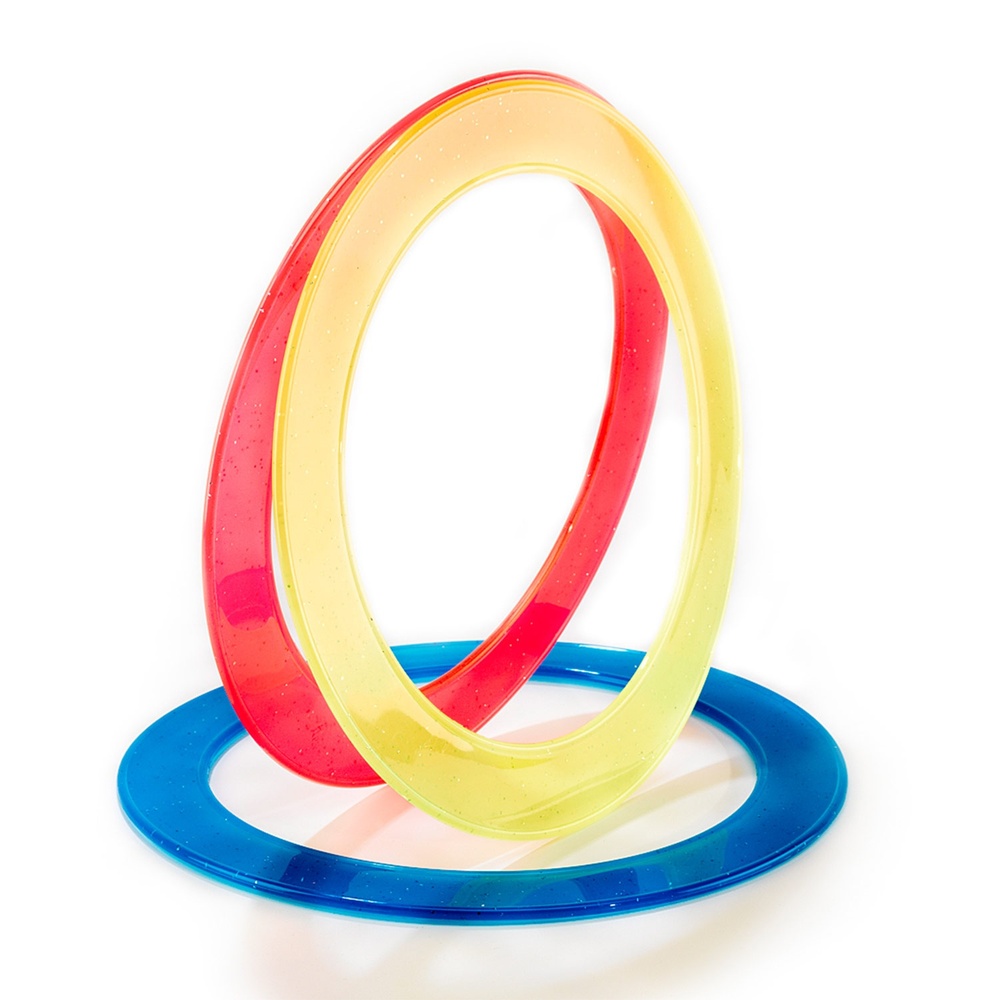 Jonglør Ringe Junior 3-Pak (Ø 24 cm) | Cirkus Legetøj - Temashop