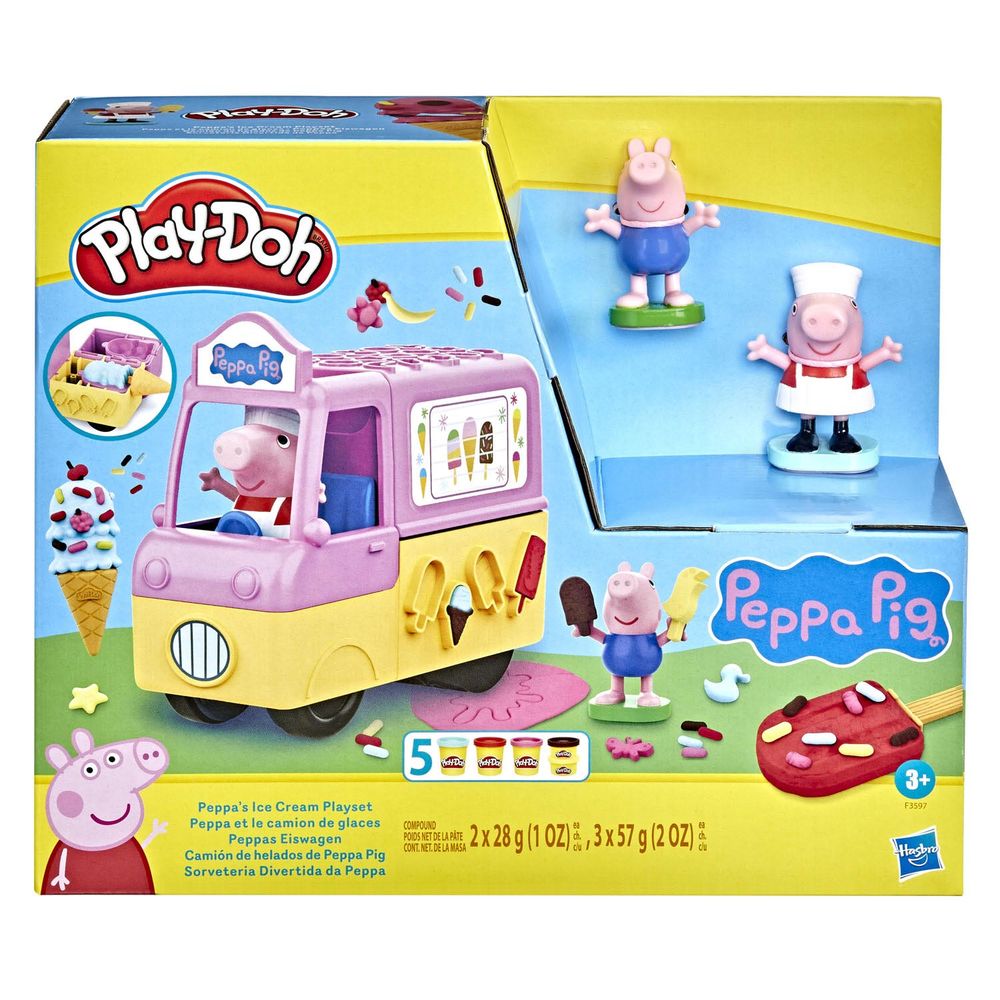 Peppa Pig Isbil Modellervokssæt | Gurli Gris Male- & Tegneudstyr - Temashop