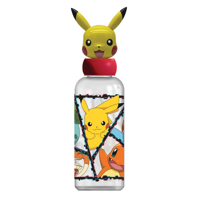 Pokémon 3D Pikachu Drikkedunk (Ø 7 x 29 cm) | Pokemon Lommelærke / Drikketilbehør - Temashop