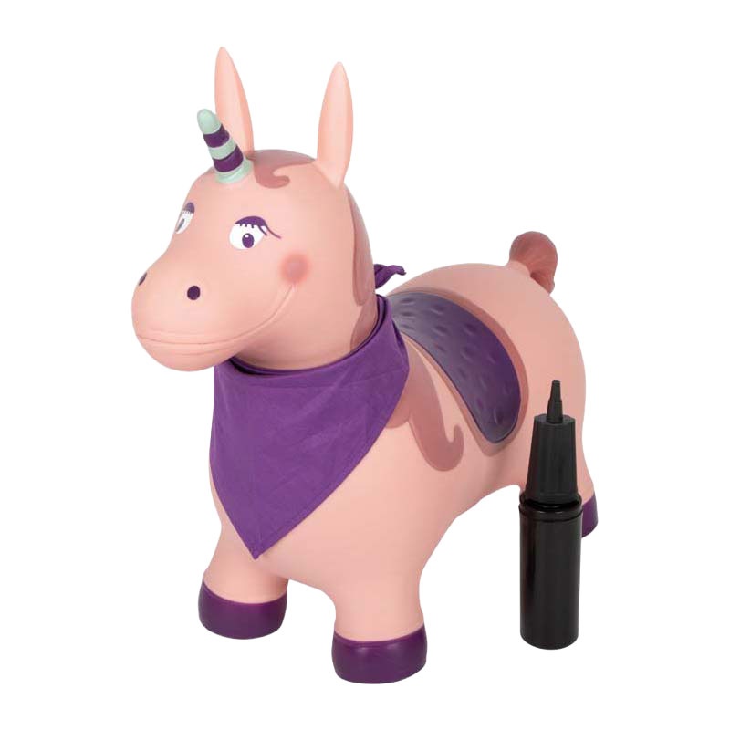 Small Foot Enhjørning Oppusteligt Hoppedyr 24 cm (60 x 50 x 21 cm) | Enhjørning Oppusteligt - Temashop