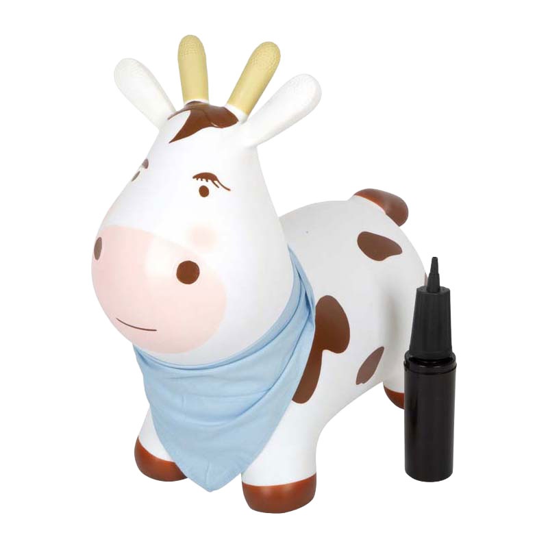 Small Foot Oppustelig Hoppeko 24 cm (51 x 24 x 45 cm) | Ko Oppusteligt - Temashop