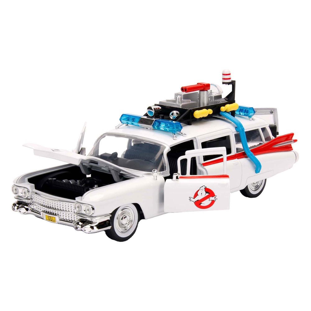 Ghostbusters ECTO-1 Die-Cast Bil 1:24 (30 x 15 x 11 cm) | Ghostbusters Legetøj - Temashop
